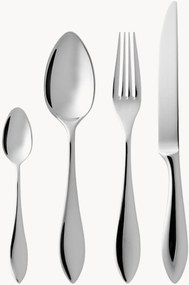 Set di 16 posate in acciaio inox Indra, 4 persone