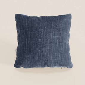 Lyon cuscino disponibile in diversi colori realizzato in morbido tessuto intrecciato impermeabile T06 blu
