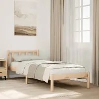 Letto Extra Lungo senza Materasso 80x220 cm in Legno di Pino 852442