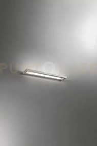 Slim applique in metallo alluminio spazzolato 59,2cm led 18w cct 27...