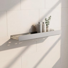 Mensola da bagno SF03 45cm steel brush