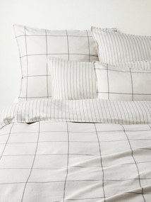 Copripiumino in flanella di cotone a quadri Noelle