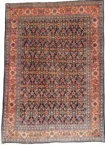Tabriz Tappeto 290x200 Blu (Iran) Annodato A Mano