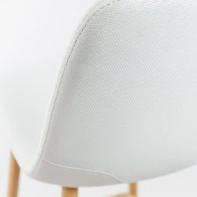 Sgabello Teok Tessuto - Beige