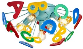 Brilagi - Lampadario a plafone KINDER 5xE14/40W/230V colorato