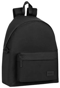 Zaino Scuola Safta   33 x 42 x 15 cm Nero