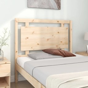 Testiera per letto 105,5x4x100 cm in legno massello di pino