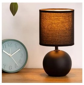 Atmosphera - Lampada da tavolo TIMÉO 1xE14/60W/230V opaco nero