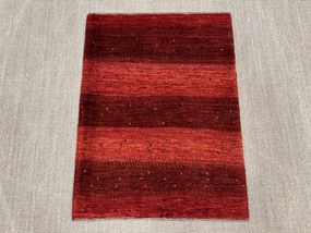 Loribaft Tappeto 110x80 Rosso (Iran) Annodato A Mano