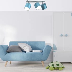 Faretto DIXIE 3xGX53/11W/230V blu