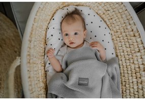 Lenzuolo Sleepee We Care per carrozzine, lettini e culle Pois grigi/grigio pastello