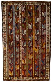Gabbeh Tappeto 210x130 Rosso (Iran) Annodato A Mano