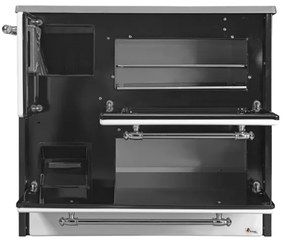 Cucina A Legna Stufa 9 Kw Nera Beatrice L87xP51xH79 Ecodesign 4 Stelle