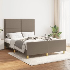Giroletto Senza Materasso Tortora 140x200 Cm İn Tessuto /