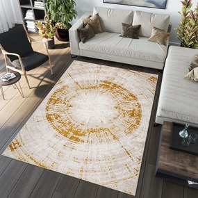 Esclusivo tappeto glamour in oro Larghezza: 80 cm | Lunghezza: 150 cm