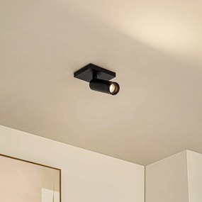 Arcchio Faretto da soffitto Brinja Slim, nero, 1 lampadina GU10 MR11 Slim Arcchio, dimmerabile, Nero, Corridoio, Alluminio, Moderno, Faretto