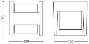 Philips 16459/93/16 - Lampada LED da esterno MYGARDEN ARBOUR LED/4,5W/230V IP44