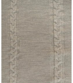 Copriletto beige 200x220 cm Trenza – Oyo Concept