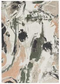 Tappeto jacquard lavabile da interno-esterno Fresque