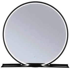 Miro LED Illuminated Mirror TW IP44 Amb. Mirror/Matt Nero - Paulmann