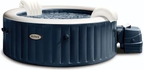 Intex - 28430 Spa piscina idromassaggio Bubble Massage Navy 4 posti 196 x 71 cm con pompa filtro telo borsa trasporto