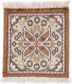 Agra Tappeto orientale 30x30 (Indian) Annodato A Mano