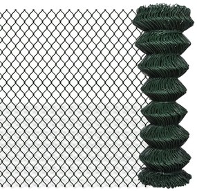 Recinzione A Rete İn Acciaio 1,25x15 M Verde /