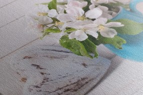 Quadro su tela – Fiori nel vaso