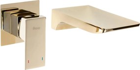 Rubinetto da parete Rea MASON Gold