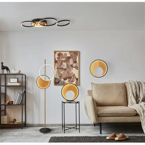 Searchlight EU36301-1BK - Lampada da tavolo LED dimmerabile CURIO LED/11W/230V marrone