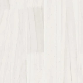 Giroletto bianco in legno massello 120x190 cm small double