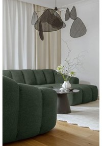 Divano angolare verde scuro (con penisola a sinistra/a U) Shell – Miuform