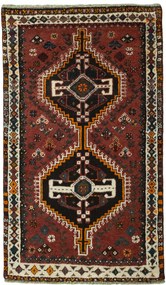 Shiraz Tappeto persiano 70x120 Rosso (Iran) Annodato A Mano