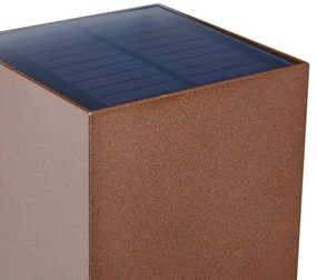 Applique da esterno marrone ruggine con LED IP65 solare - Charlene