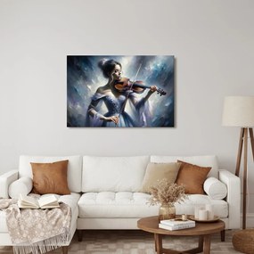 Quadro su tela – Violinista romantica
