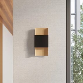 Sollux SL.1354 - Applique DURLIN 2xG9/8W/230V oro/nero