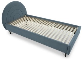 Letto blu per bambini con contenitore 120x200 cm Rainbow - Scandic