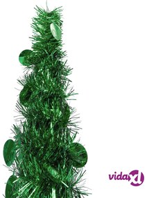 vidaXL Albero di Natale Artificiale Apribile Verde 180 cm PET