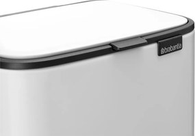 Cestino per la spazzatura bianco in acciaio con pedale 4 l Bo – Brabantia