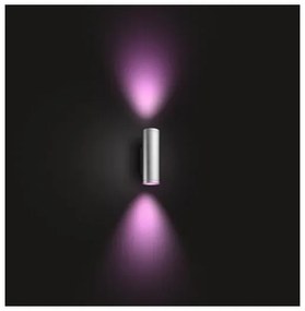 Philips 17463/47/P7 - LED RGBW Lampada da esterno Hue APPEAR 2xLED/8W/230V IP44