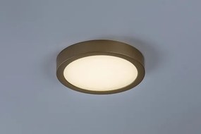 Rabalux 75078 - Plafoniera LED per bagno SHAUN PLUS 24W/230V Ø 22 cm IP44 dorata