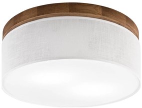 Brilagi - LED Plafoniera BELLADONNA 2xE27/15W/230V diametro 40 cm bianco/quercia ciliegio