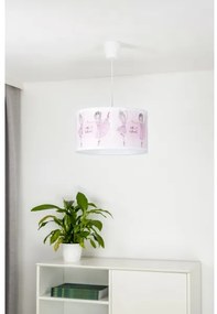 Duolla - Lampadario a sospensione per bambini PRINT M 1xE27/40W/230V diametro 35 cm ballerine