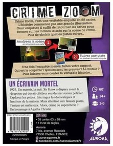 Gioco da Tavolo Asmodee Crime Zoom Un Écrivain Mortel (FR)