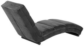 Sedia da salotto in velluto grigio Slinky - Actona