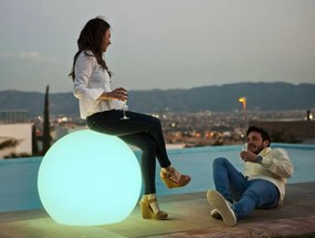 Lampada da esterno Buly H 78 cm,in polietilene, luce bianco freddo E27 7W 600LM NEWGARDEN