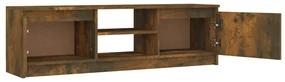 Mobile tv rovere fumo 120x30x35,5 cm in legno multistrato