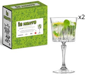 Set 2 calici Mojito RCR Cristalleria Italiana