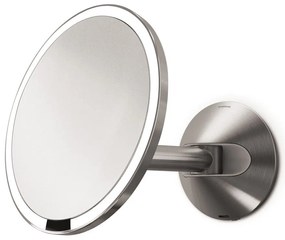 Specchio da parete/per make-up con illuminazione/con ingrandimento (5x) ø 20 cm Sensor – simplehuman