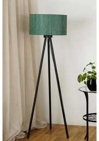Brilagi - Lampada con piedistallo BOSTON ROLLER 1xE27/15W/230V verde/oro